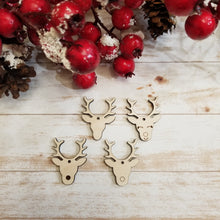 Load image into Gallery viewer, Reindeer Head Earrings and Ornaments
