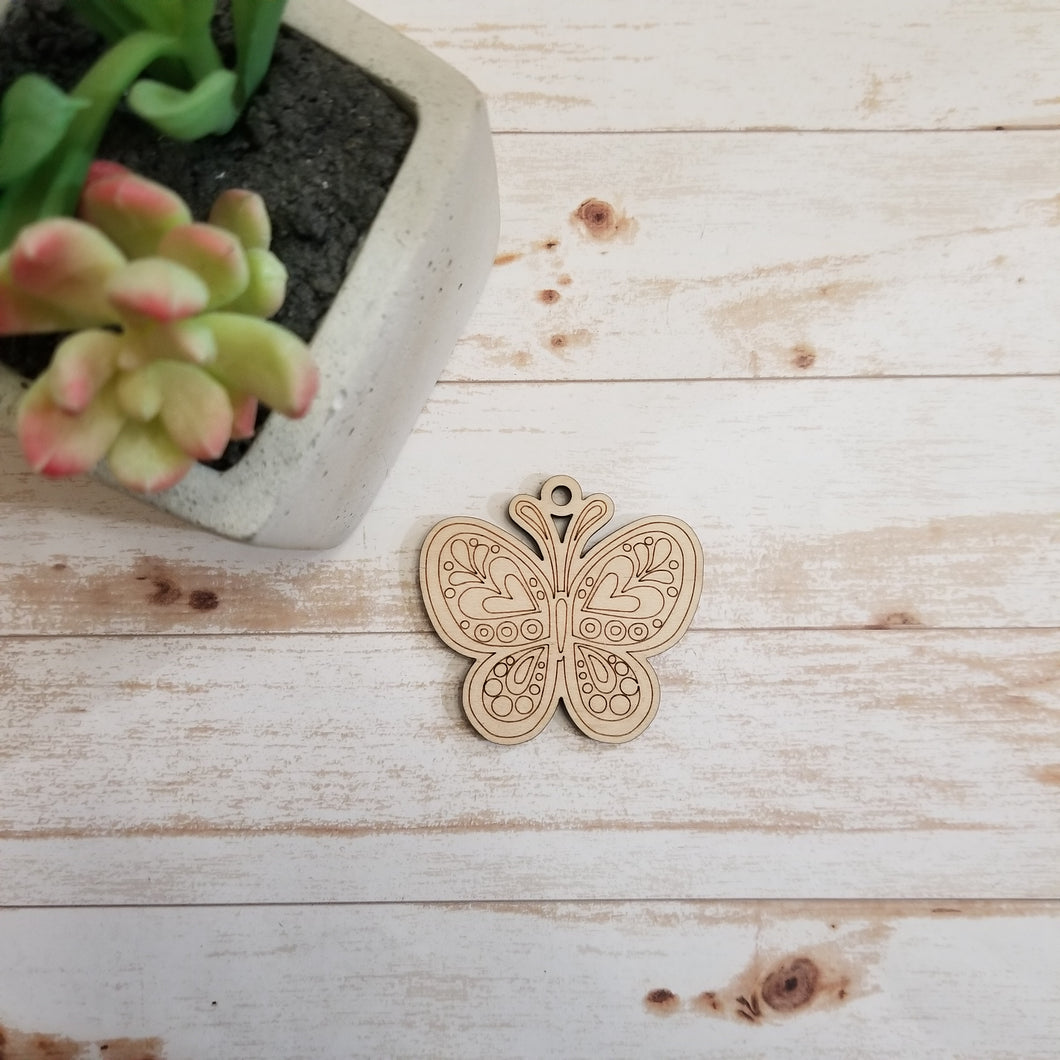 Butterfly with Patterned Wings