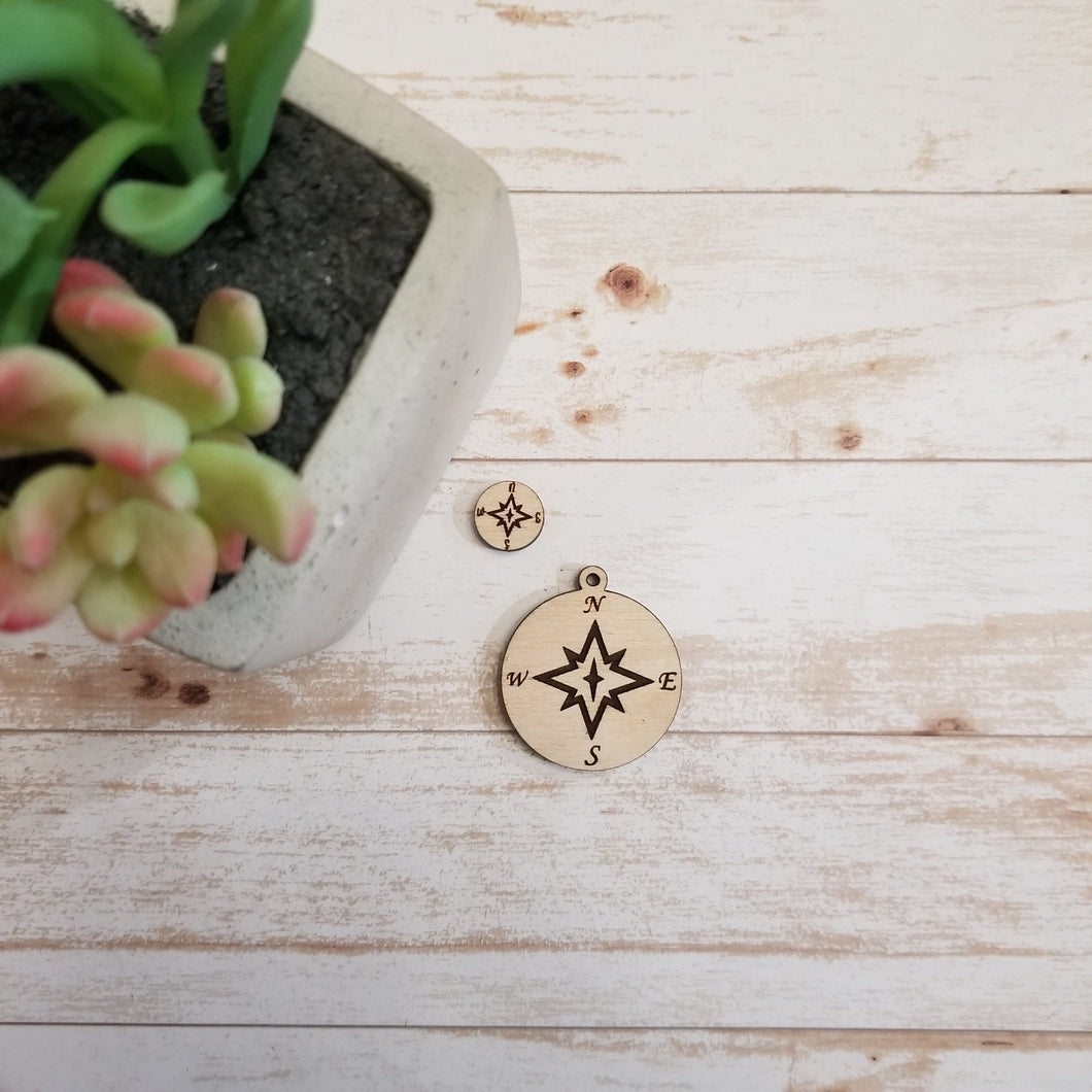 Boho Compass Earrings