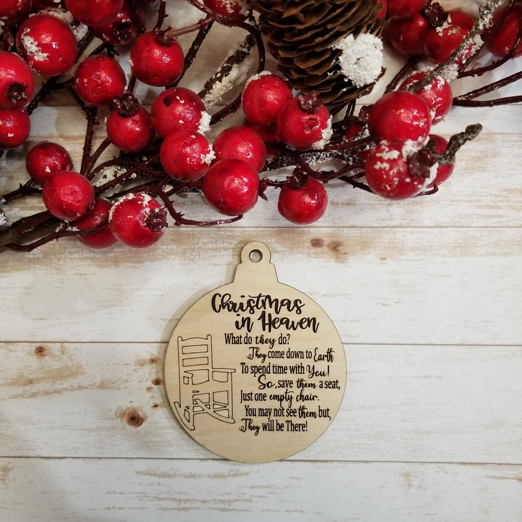 Christmas in Heaven Ornament