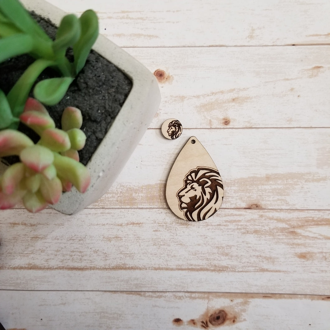 Lion Earrings