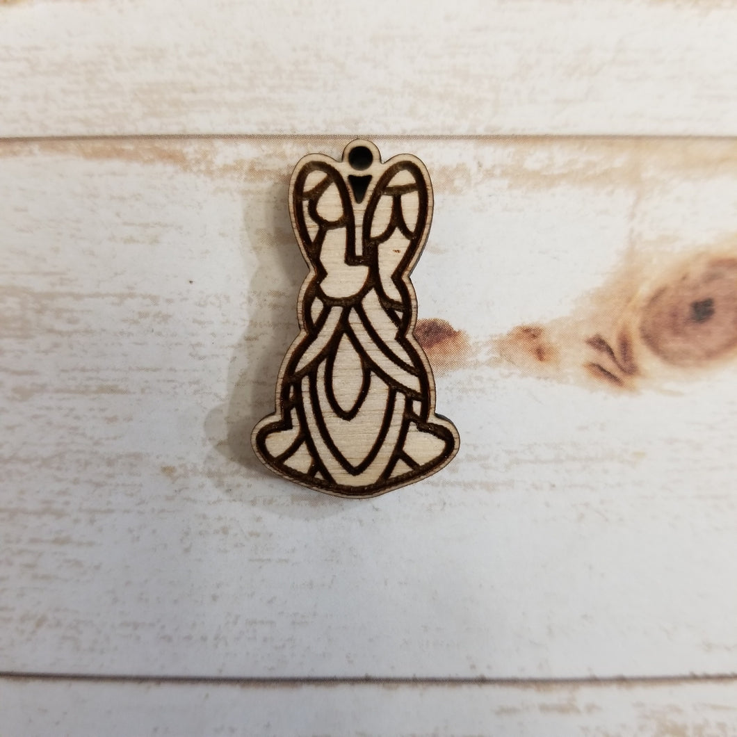 Easter Floral Engraved Drops