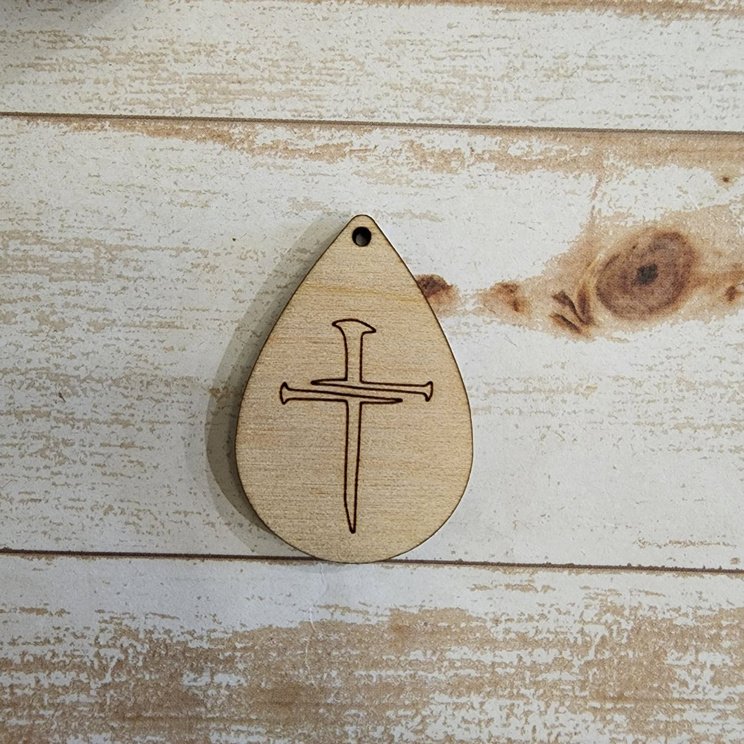 Nail Cross Teardrop