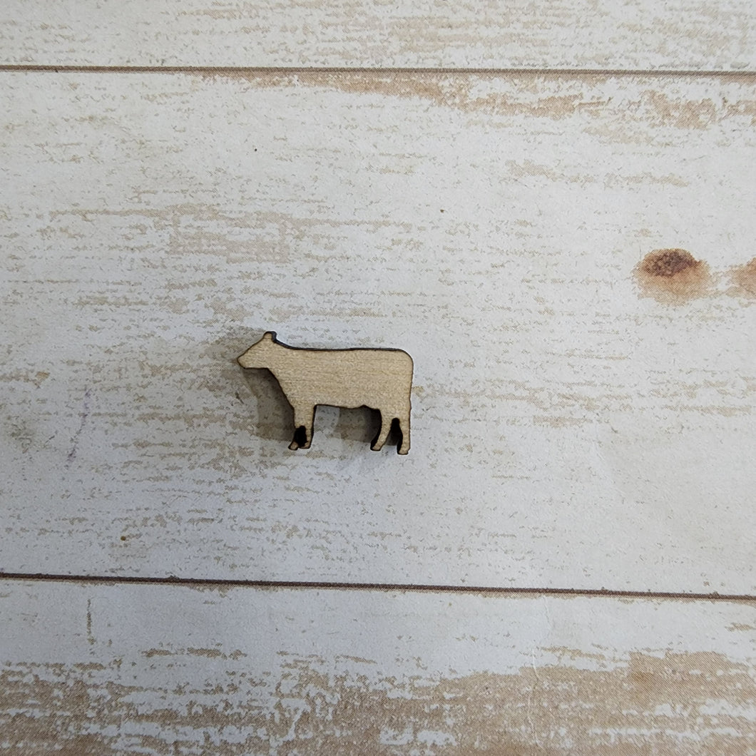 Farm Animal Silhouette Studs