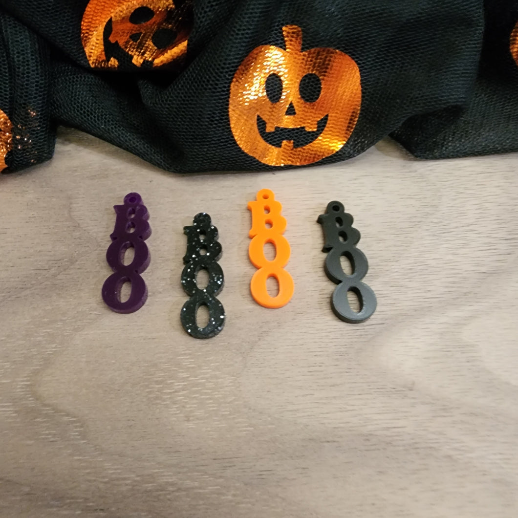 Halloween Acrylic Boo Drops