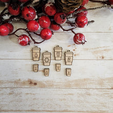 Load image into Gallery viewer, Christmas Coffee Cup Earrings
