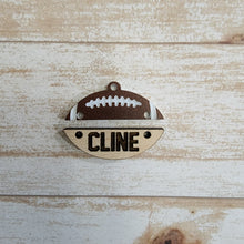 Load image into Gallery viewer, Acrylic &amp; Wood Personalized Football Drops
