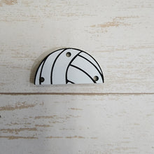 Load image into Gallery viewer, Acrylic &amp; Wood Personalized Volleyball Drops
