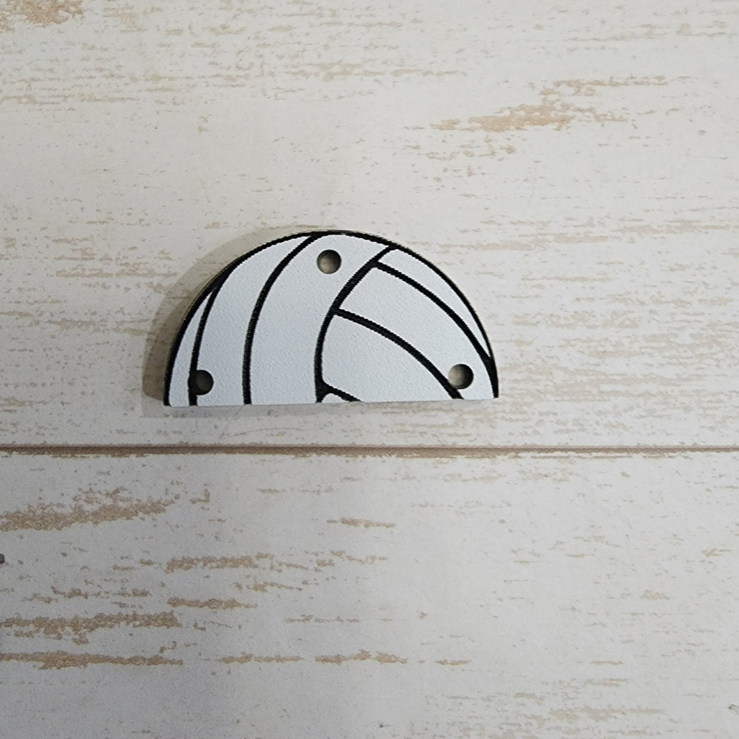 Acrylic & Wood Personalized Volleyball Drops