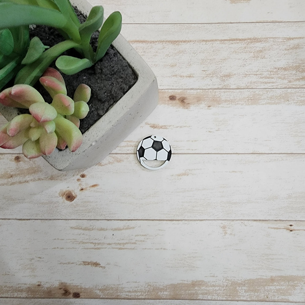 Acrylic Soccer Ball Macrame