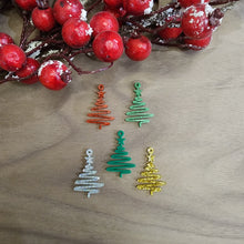 Load image into Gallery viewer, Acrylic Christmas Ribbon Tree Drops
