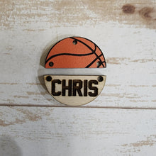 Load image into Gallery viewer, Acrylic &amp; Wood Personalized Basketball Drops
