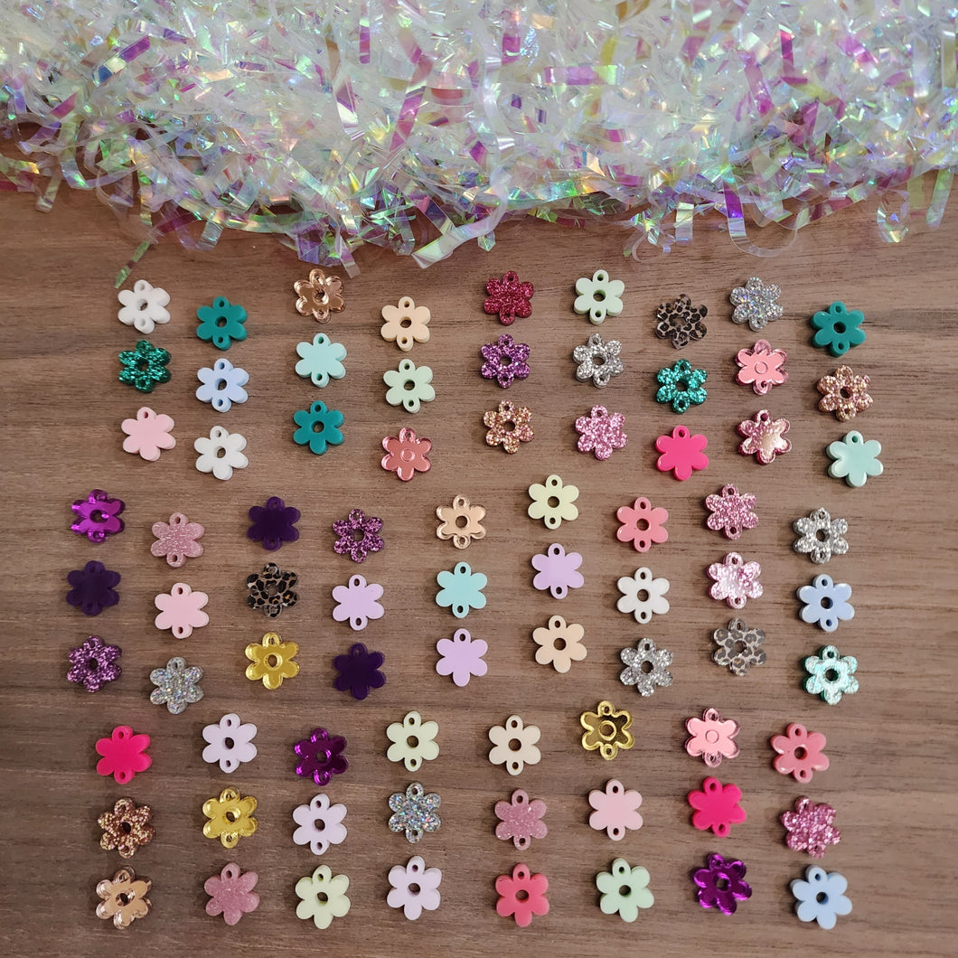 Spring Acrylic Triple Flower Drops