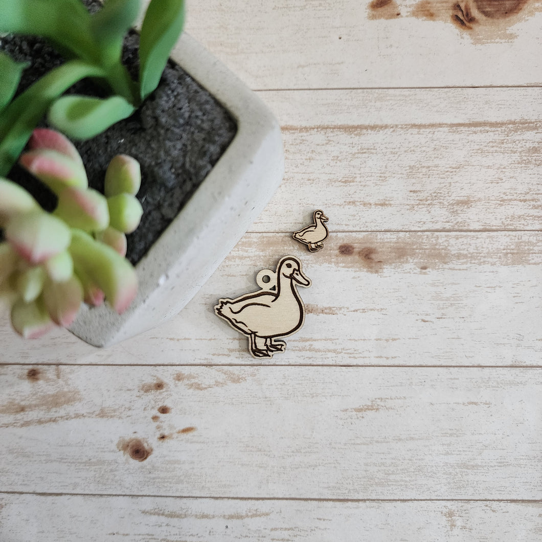 Duck Earrings