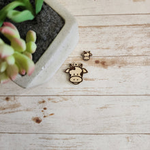 Load image into Gallery viewer, Cute Cow Head Earrings
